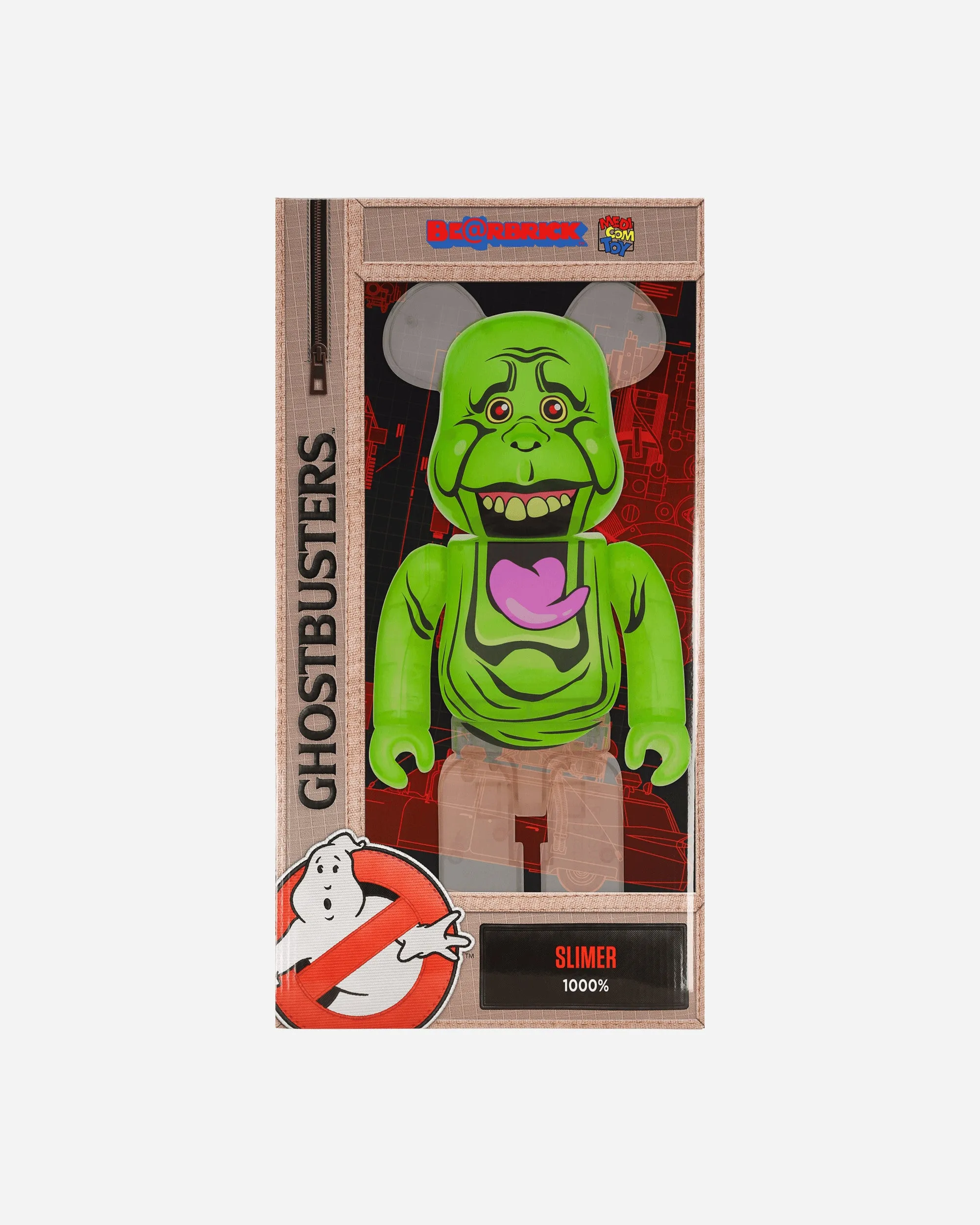 1000% Slimer Green Ghost Be@rbrick Multicolor