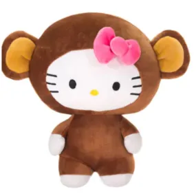 13" Sanrio Hello Kitty Disguised in Monkey Costume Stuffed Plush