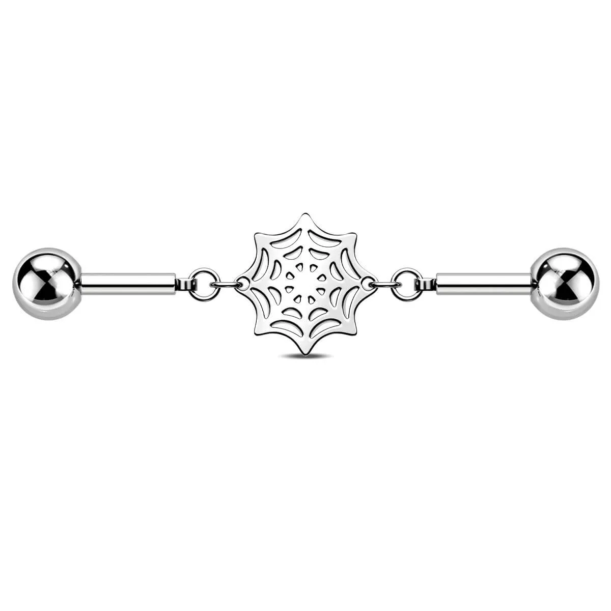 14G Spider Web Industrial Barbell