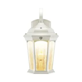 15 in. LED Outdoor Wall Lantern 1200 Lumens 3000K White finish