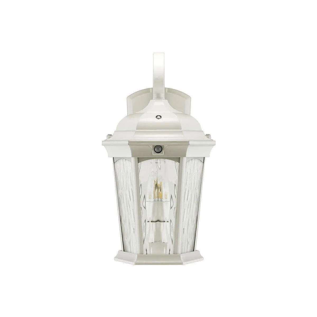 15 in. LED Outdoor Wall Lantern 1200 Lumens 3000K White finish