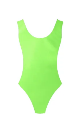 1980s Leotard - Neon Green