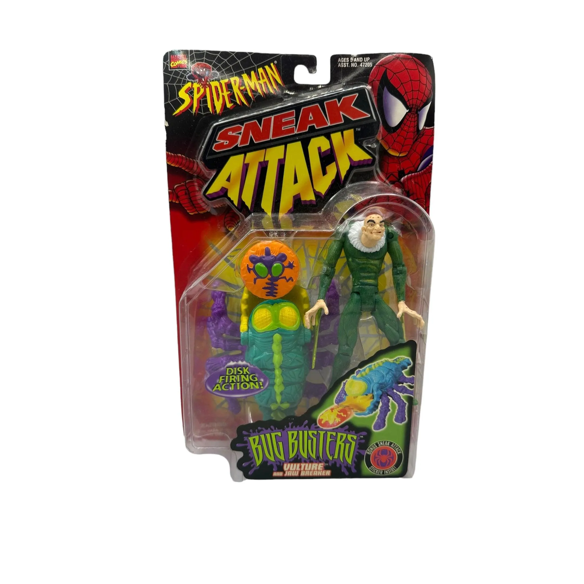 1998 TOYBIZ SPIDER-MAN BUG BUSTERS VULTURE AF