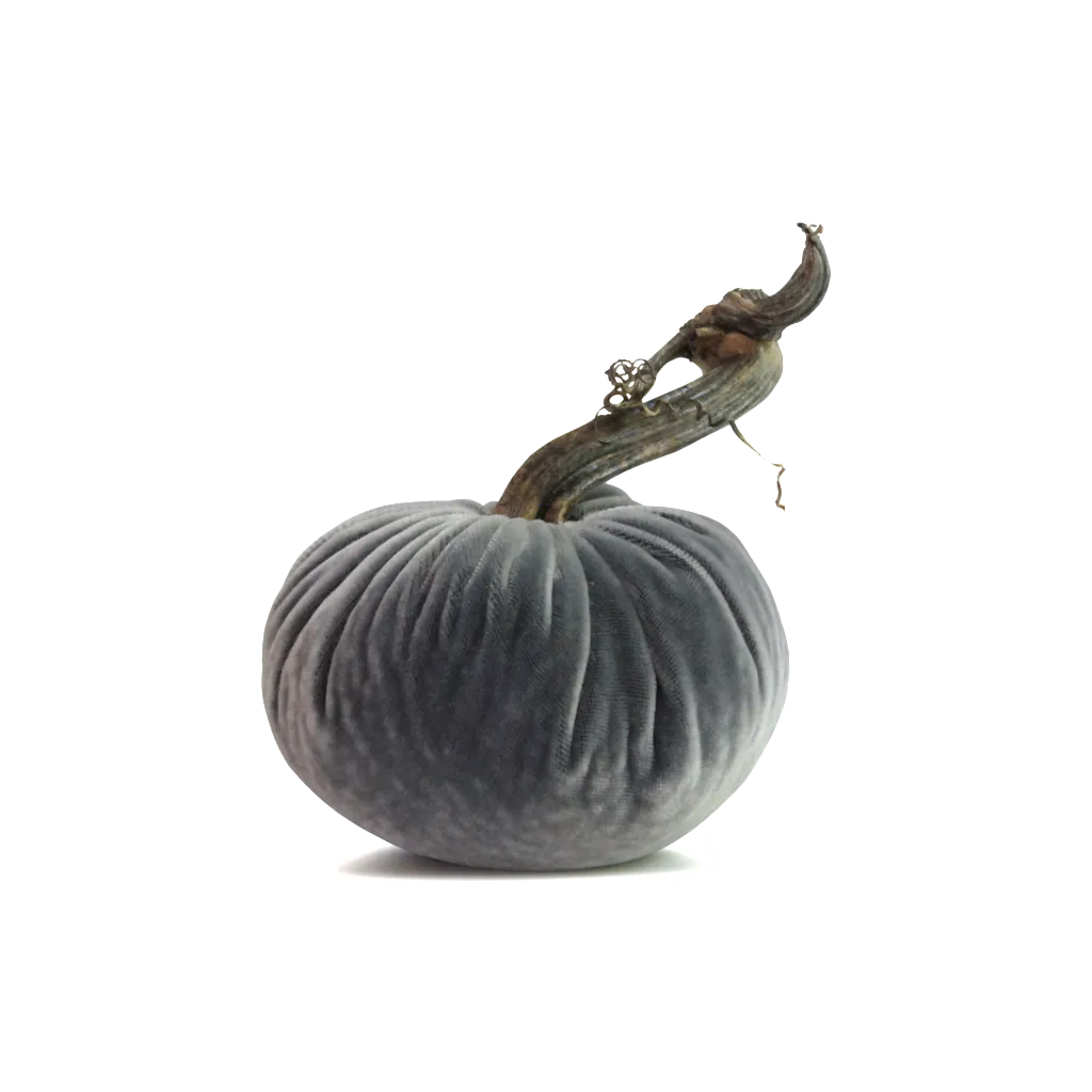 3" Velvet Pumpkin