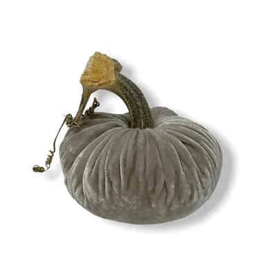 4" Velvet Pumpkin