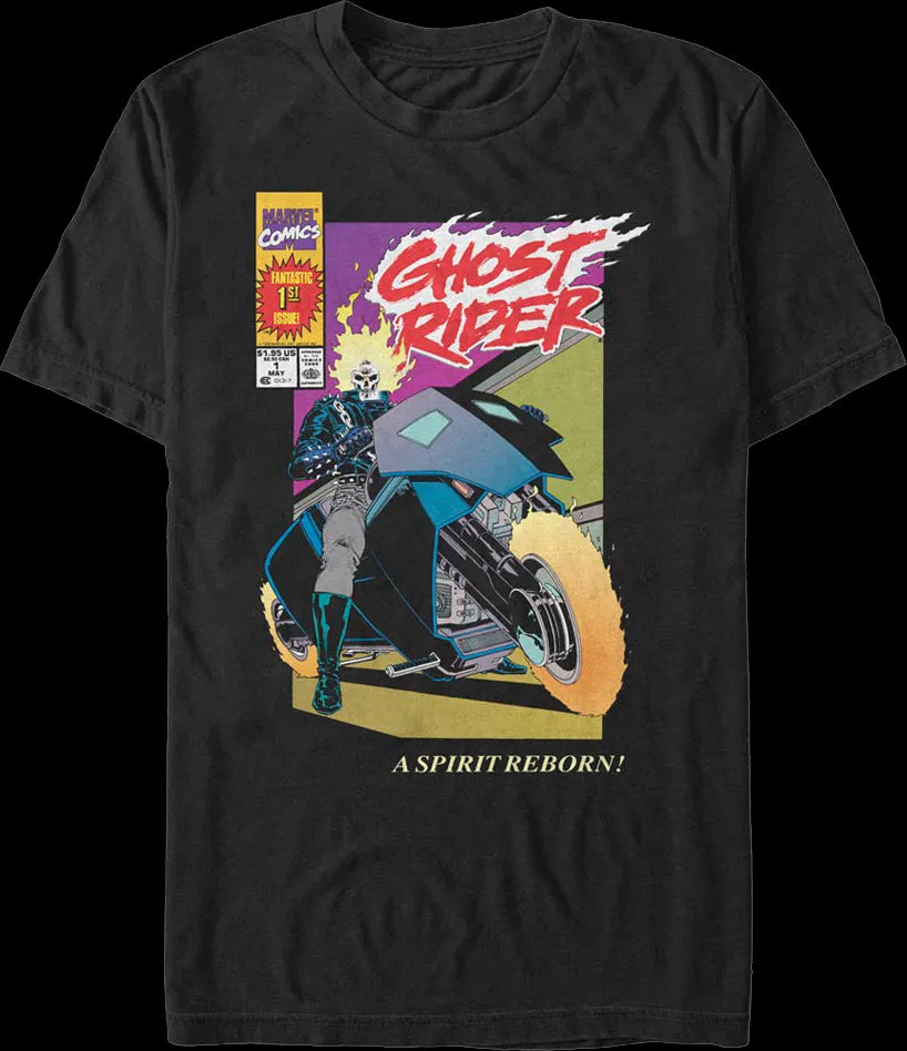 A Spirit Reborn Ghost Rider Marvel Comics T-Shirt