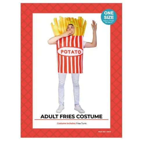 Adult Fries Costume