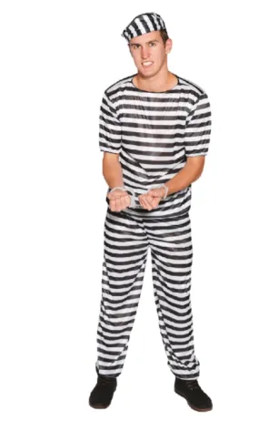 Adult Prisoner Man Costume