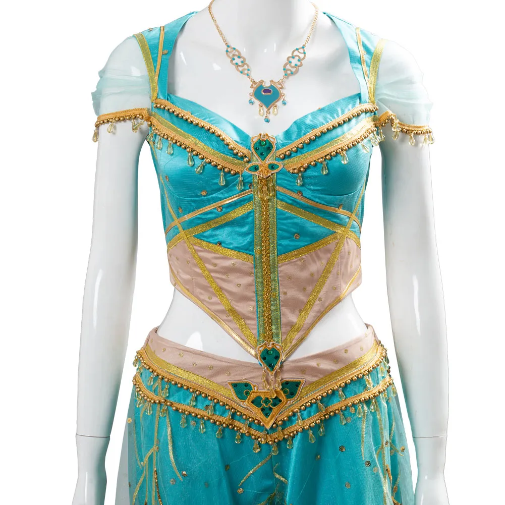 Aladdin Princesse Jasmine Costume Couronne Cosplay Costume