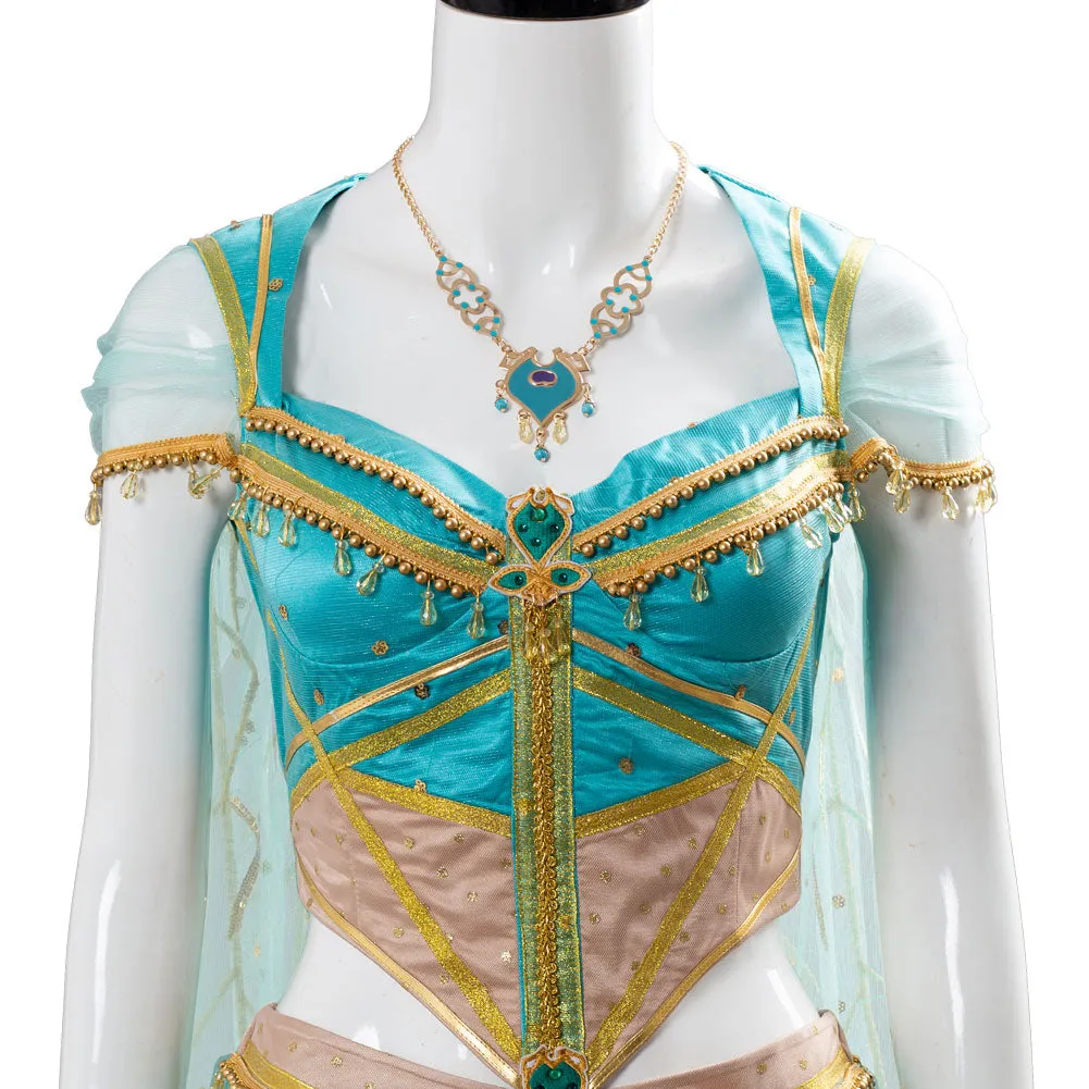 Aladdin Princesse Jasmine Costume Couronne Cosplay Costume