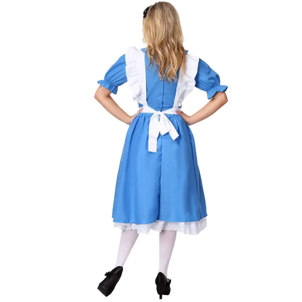 Alice Wonderland Lolita Costume Halloween Party Kid Costume