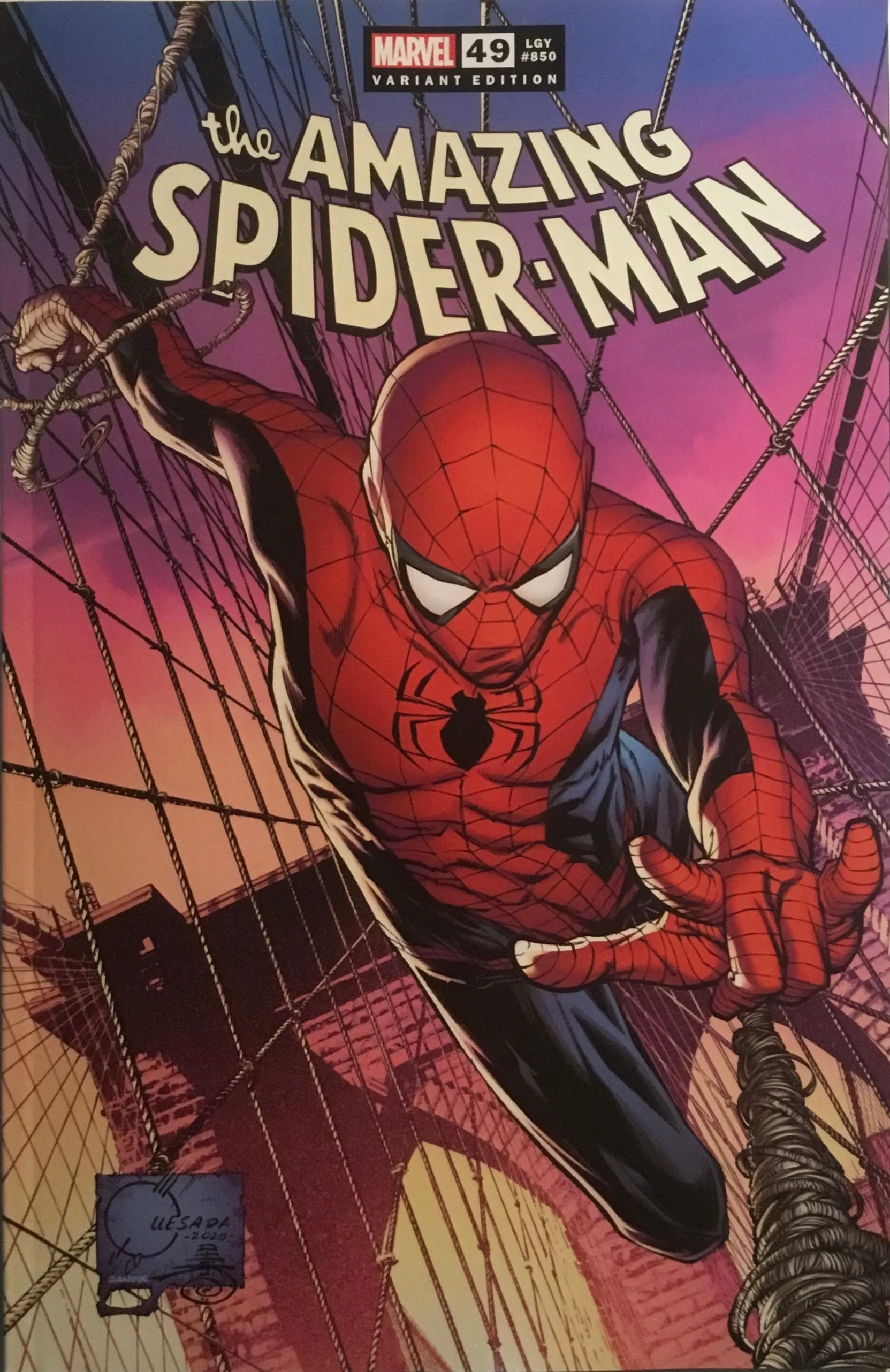 AMAZING SPIDER-MAN (2018-2022) #49 QUESADA 1:50 VARIANT COVER