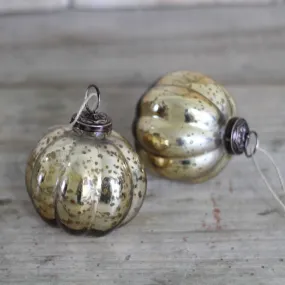 Antique Gold Pumpkin Decoration