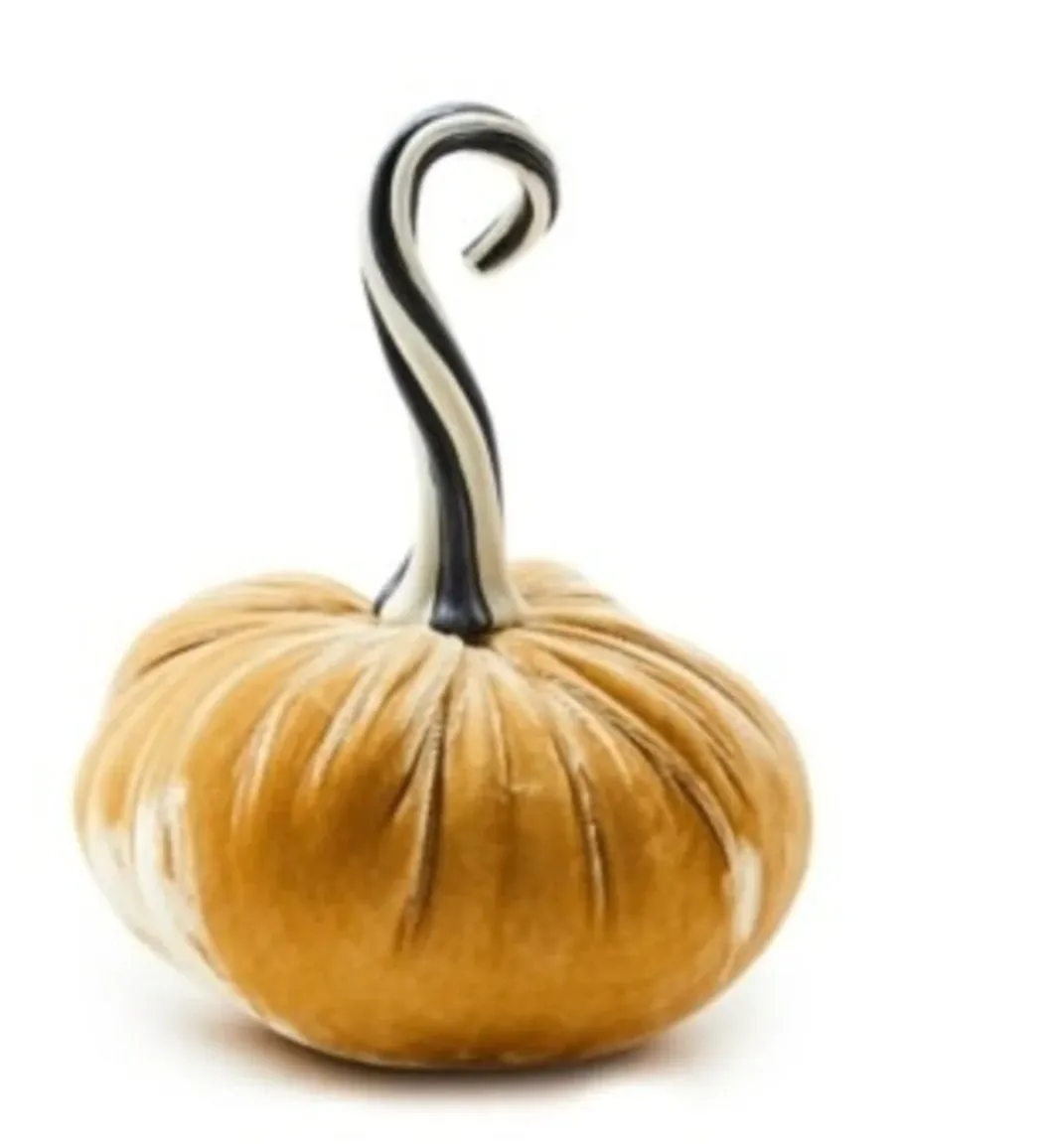 Autumnology Vanilla Twisted Stem Velvet Pumpkin