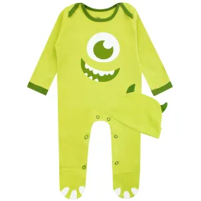 Baby Mike Wazowski Sleepsuit and Hat Set