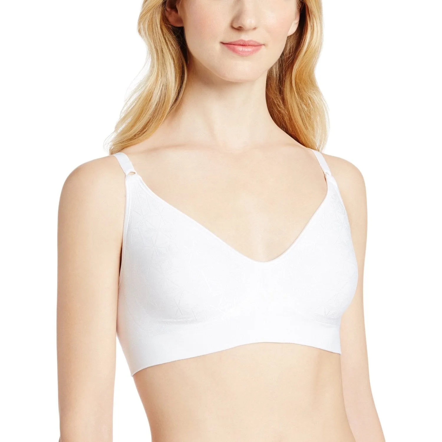 Bali Women's Comfort Revolution Convertible Strap Wire-Free Bra with Smart Sizes 3381