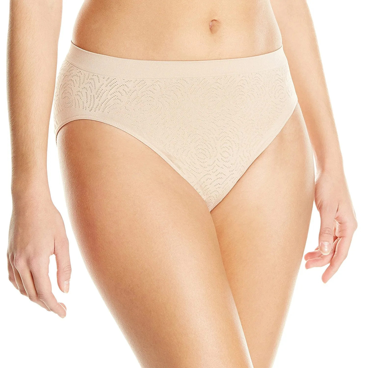 Bali Women's Comfort Revolution Seamless High-Cut Brief Panty (3 Pack)