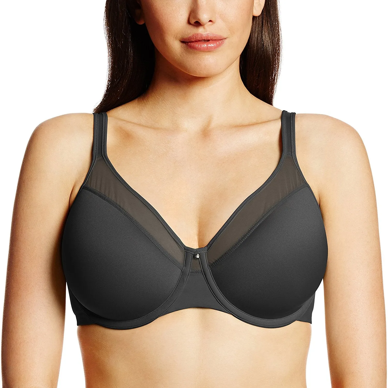 Bali Women's One Smooth U Ultra Light Illusion-Neckline Underwire Bra