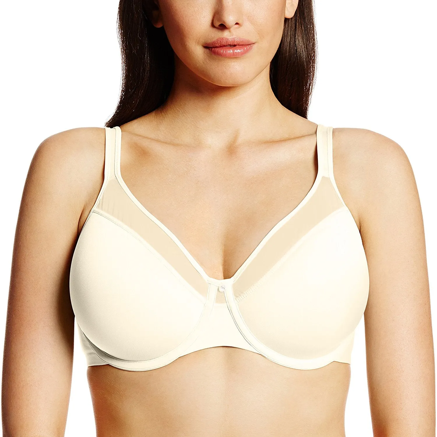 Bali Women's One Smooth U Ultra Light Illusion-Neckline Underwire Bra