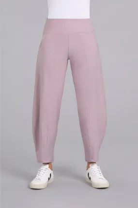 Bamboo Fleece Narrow Lantern Pant | Lilac