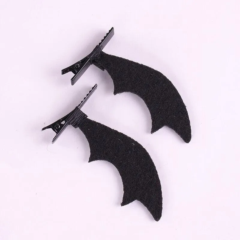 Bat Wing Headband & Clips