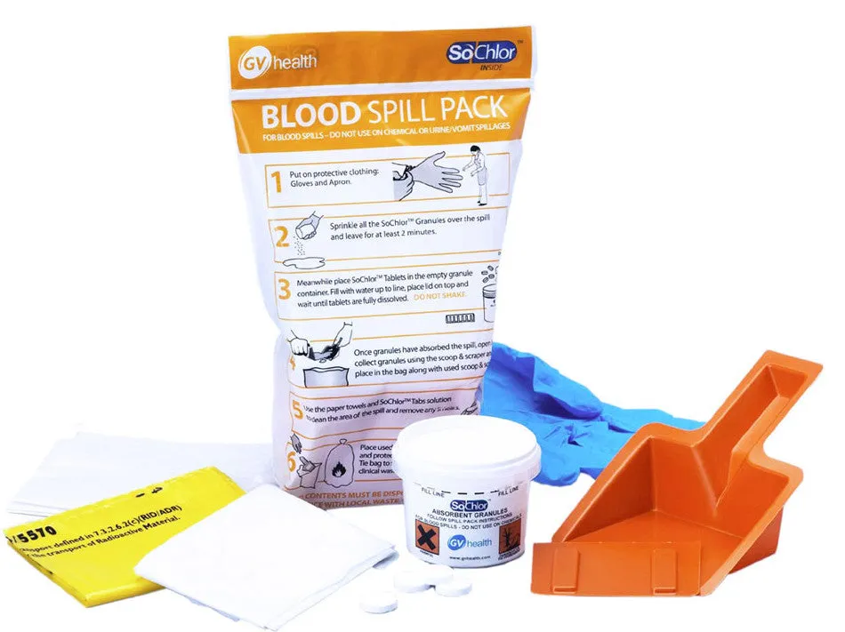 Biohazard Blood Spill Pack