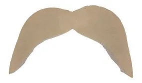 Blonde Self Adhesive Mustache for Hulk Hogan Costume