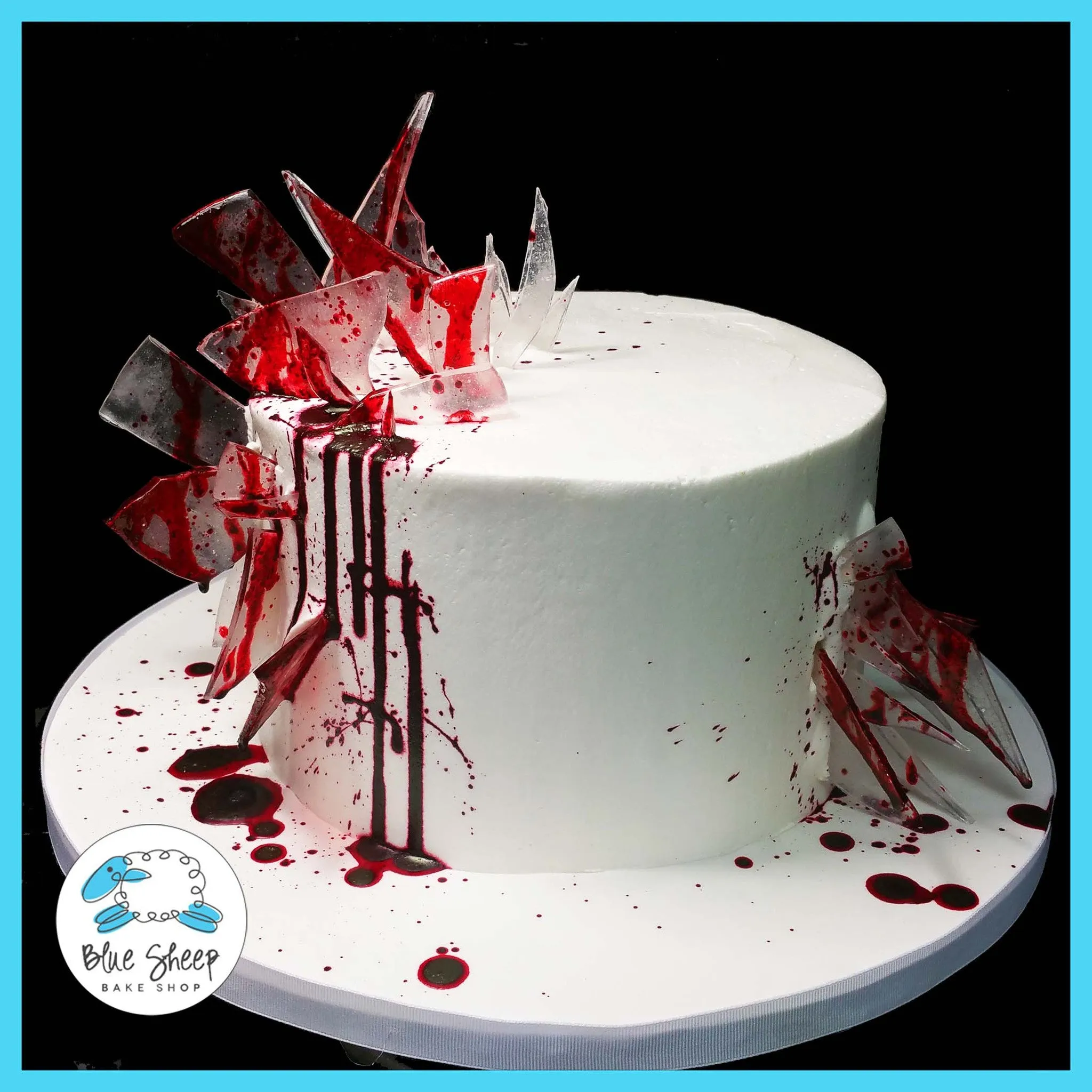 Bloody Glass Birthday Cake