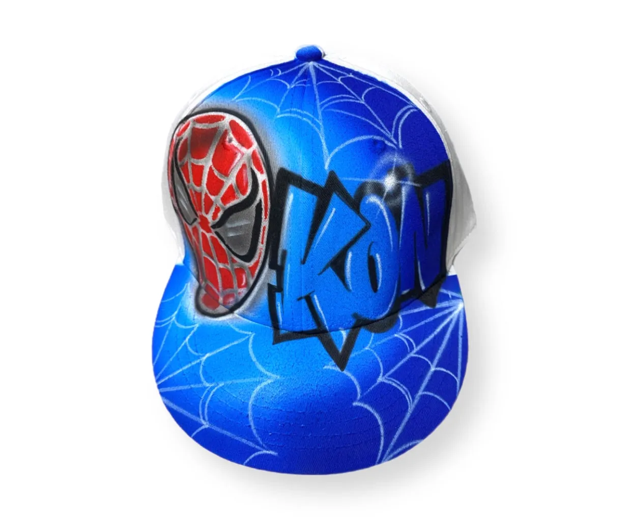 Blue Spider Web Snapback