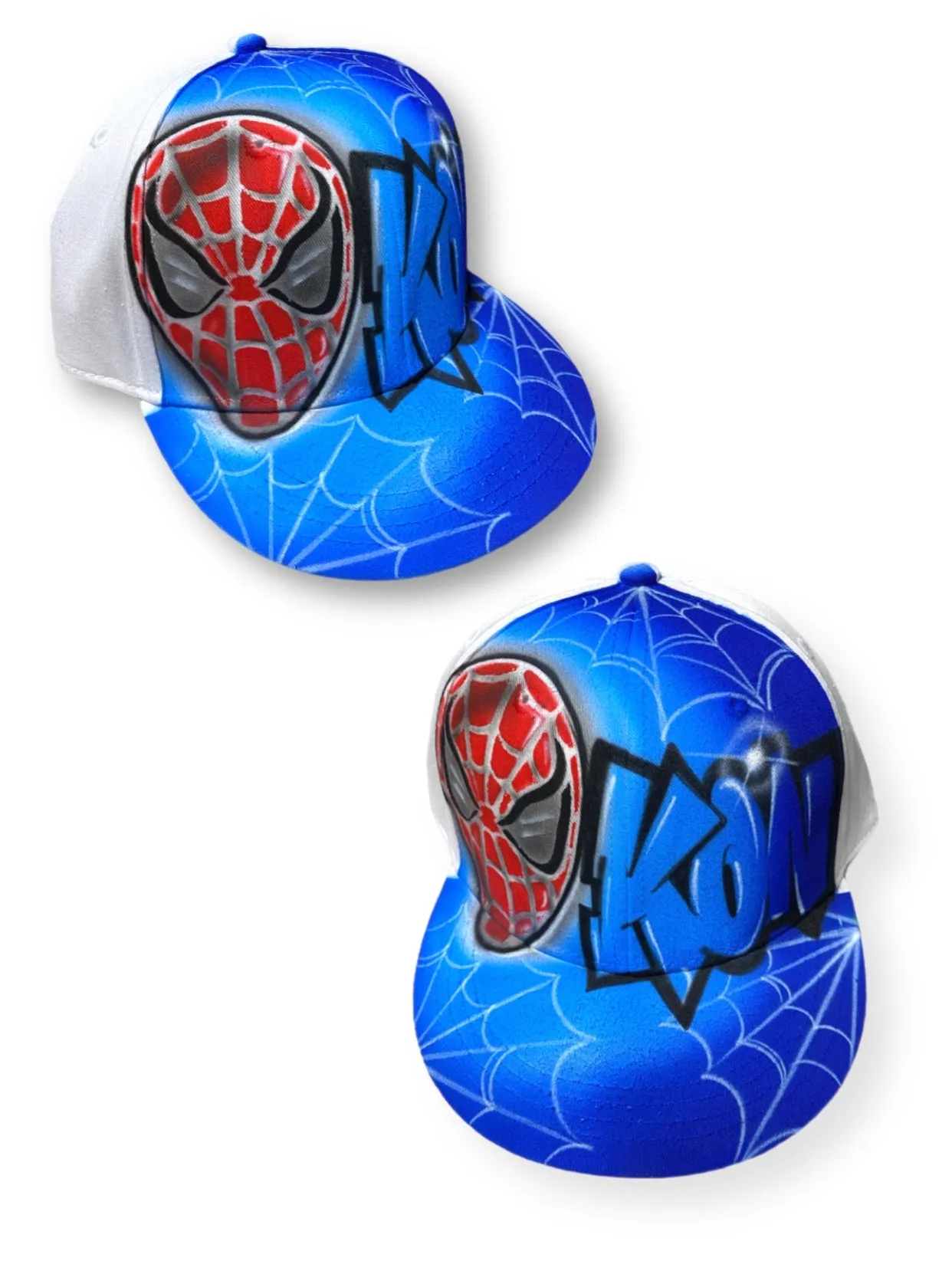 Blue Spider Web Snapback