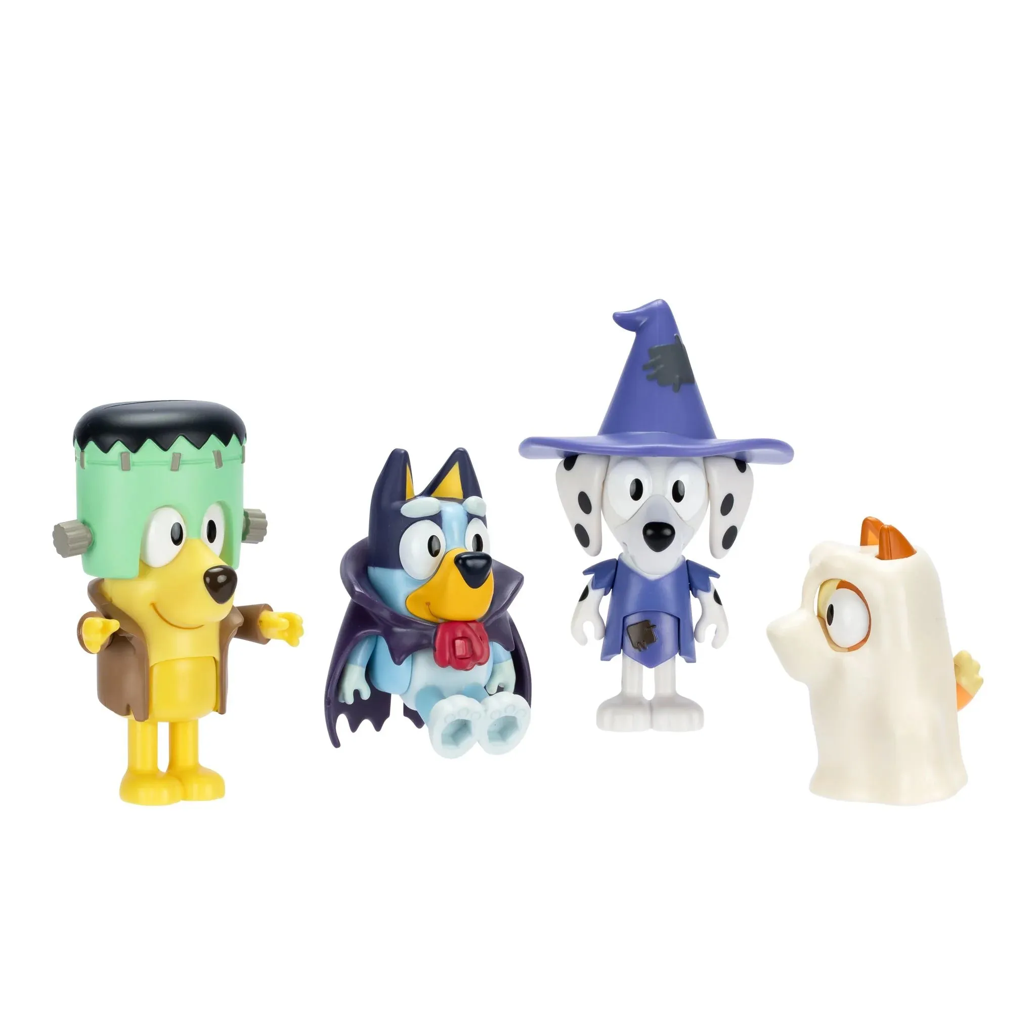 BLUEY S11 FIGURE 4 PACK - HALLOWEEN COSTUME PARTY