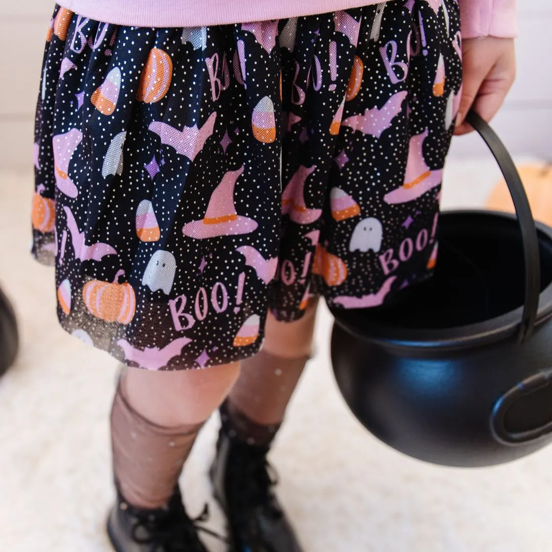 BOO Halloween Tutu Skirt