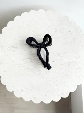 Bow Clip - Black