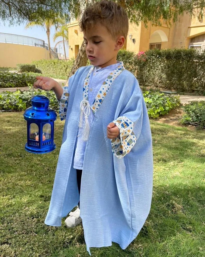 Boys blue lantern kaftan