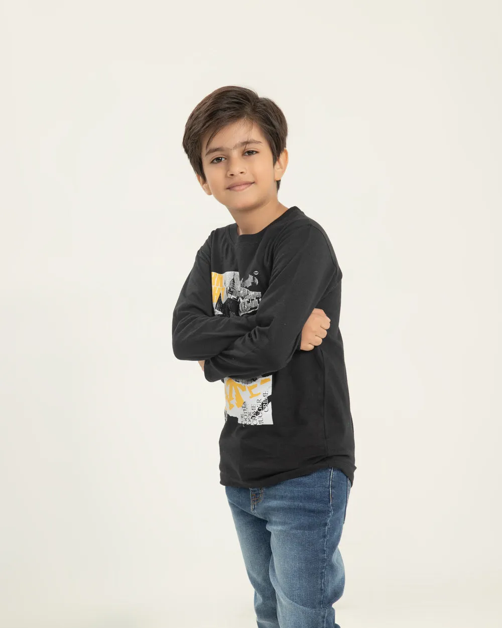 Boy's Graphic Crew Neck