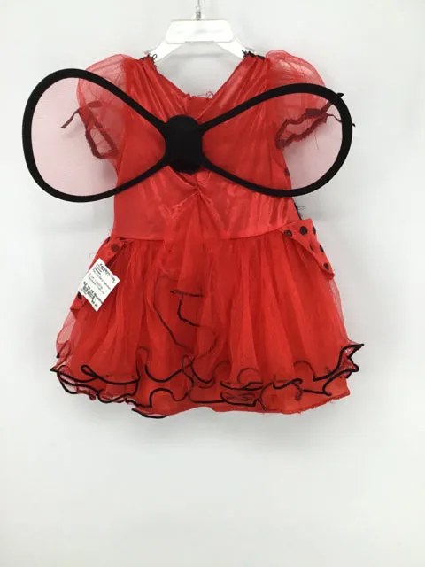 brandless Child Size 12-18 Months Red Ladybug Halloween Costume