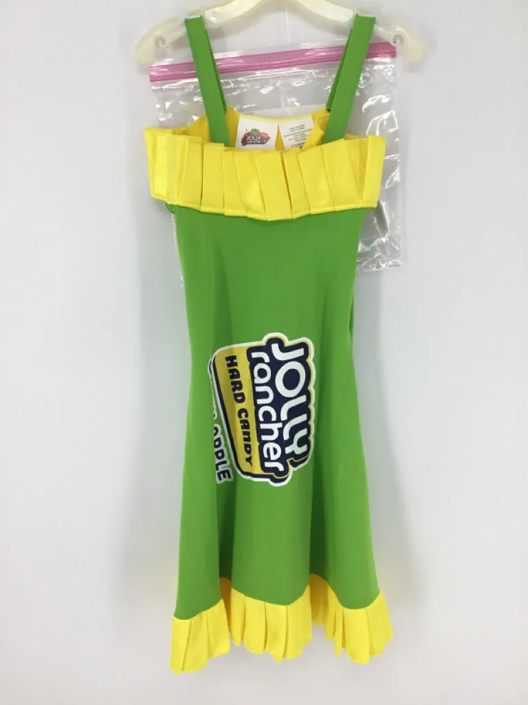 brandless Child Size 4 Green Halloween Jolly Rancher Costume