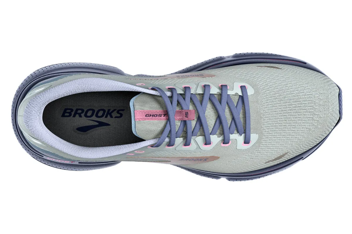 Brooks Ghost 15 B Spa Blue/Neo Pink/Copper Womens