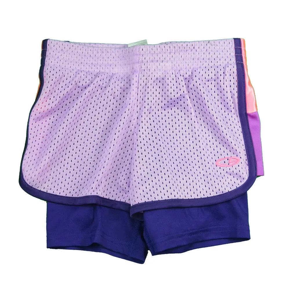 C9 by Champion Girl's 2fer Mesh Shorts