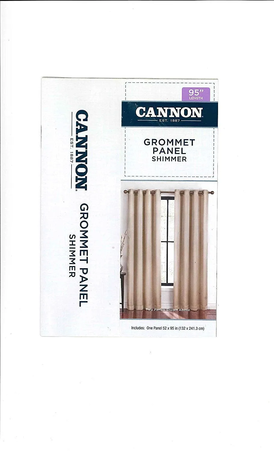 Cannon Grommet Panel Curtain Shimmer