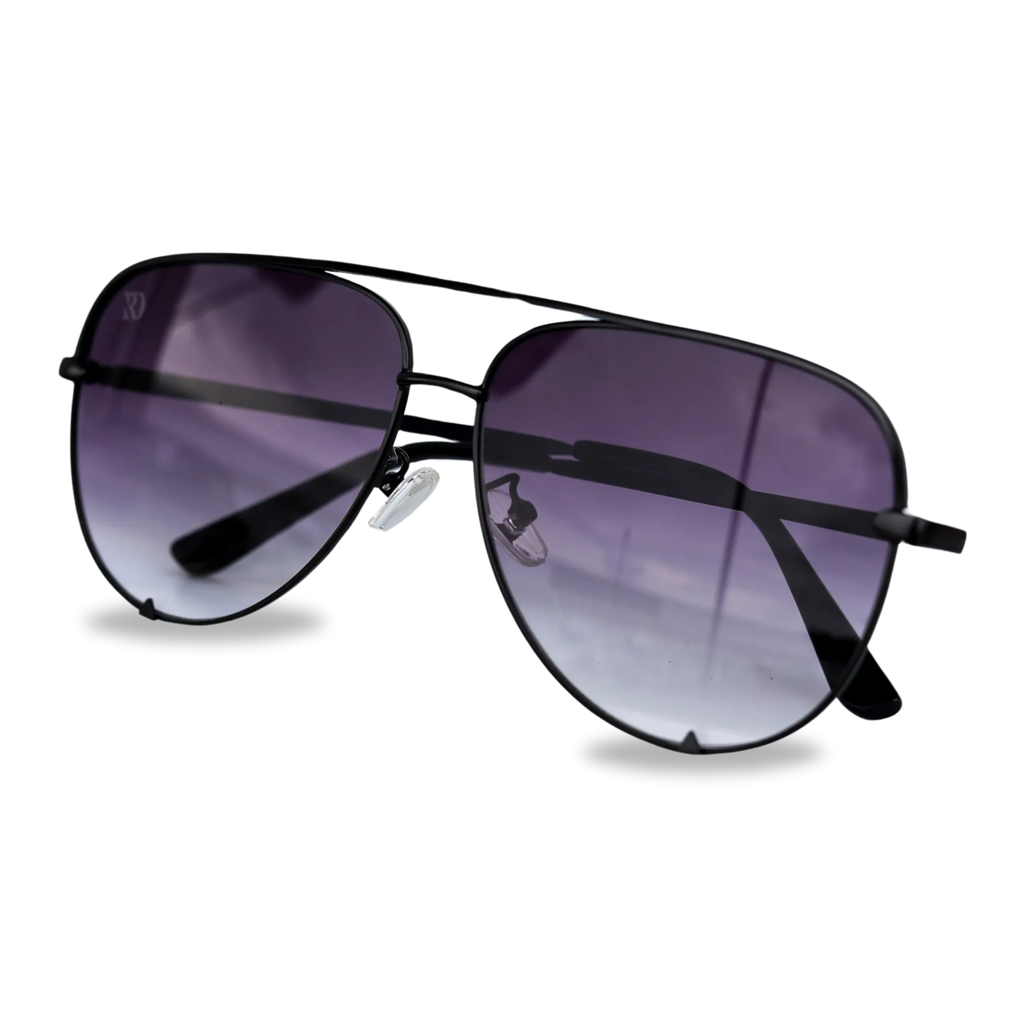 CARSON AVIATOR SUNGLASSES | RD (black gray)