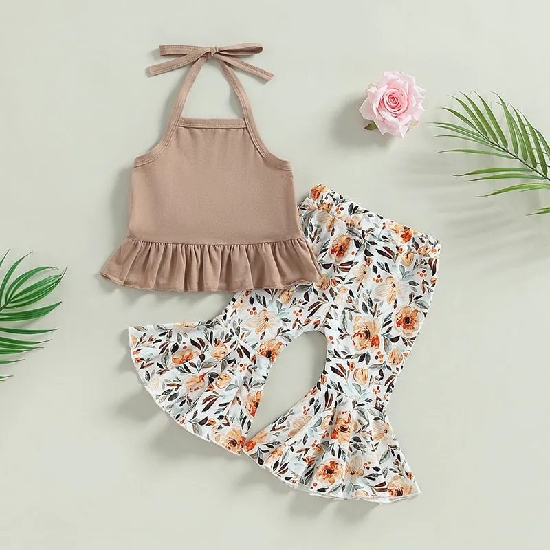 CHAYA Floral Bellbottoms Outfit