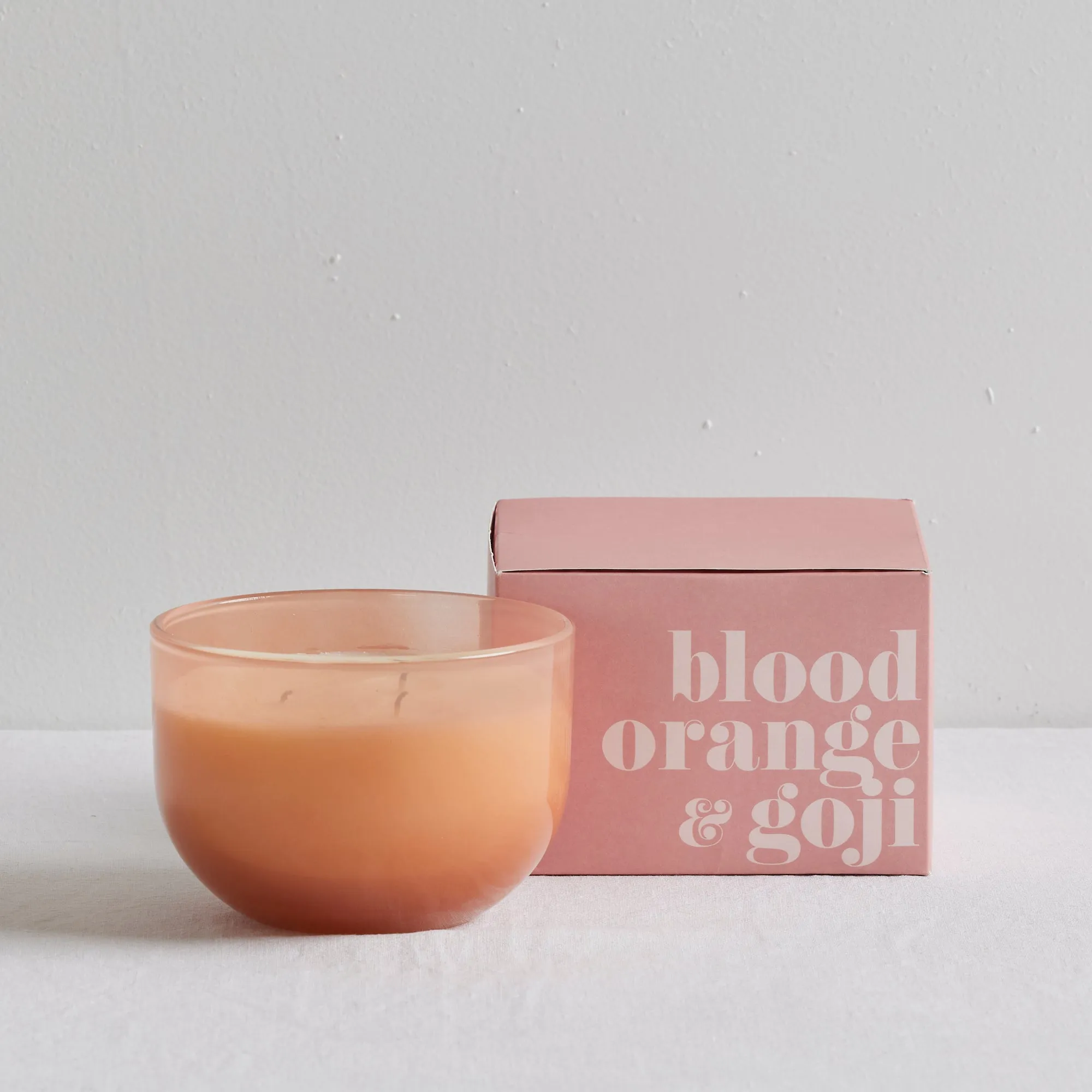 Chroma Glass Candle - Large - Blood Orange & Goji