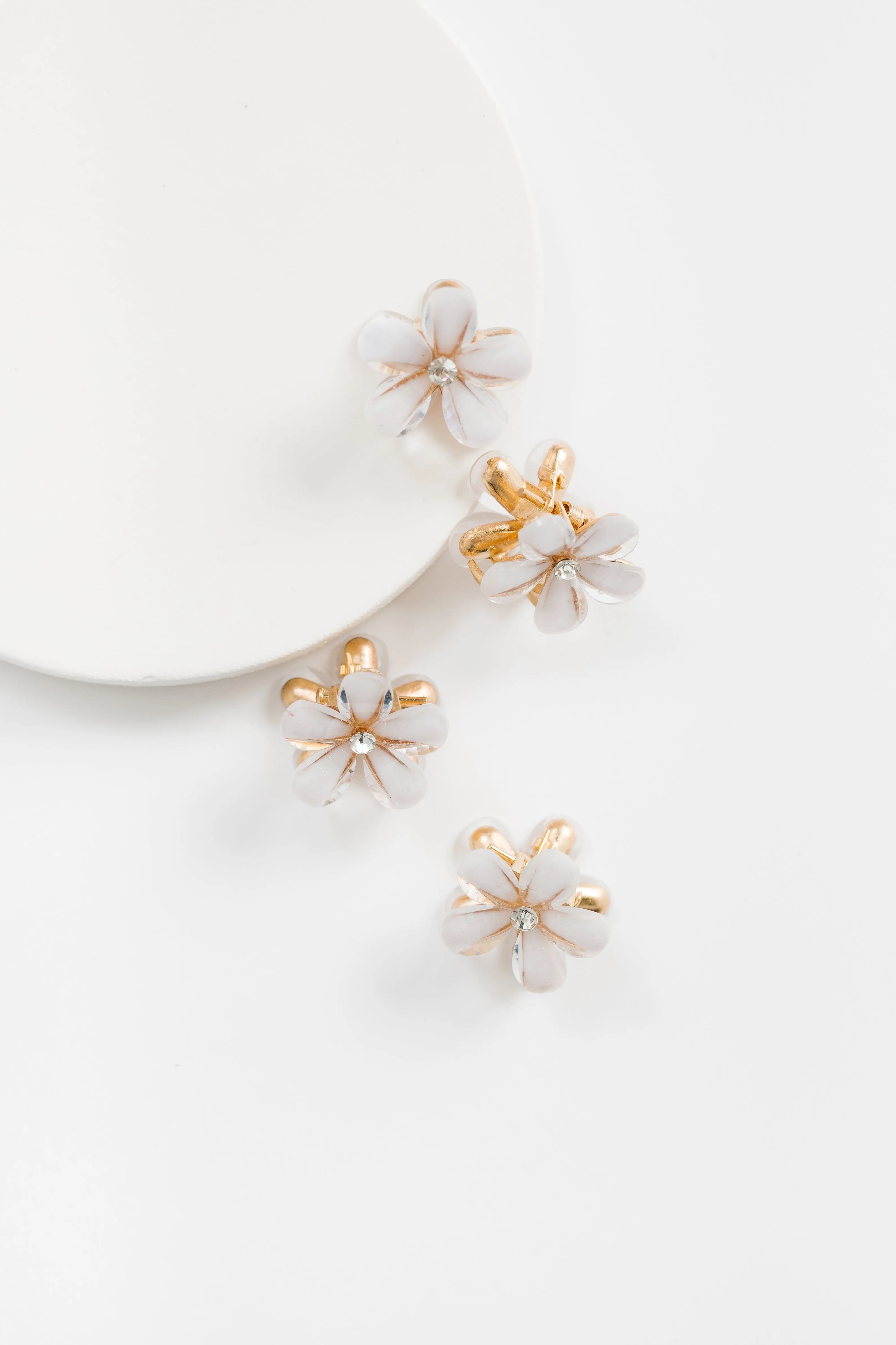 Cove Jasmine Mini Hair Clip Set