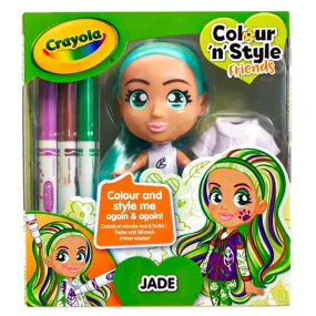 Crayola Colour 'n' Style Friends Jade Doll