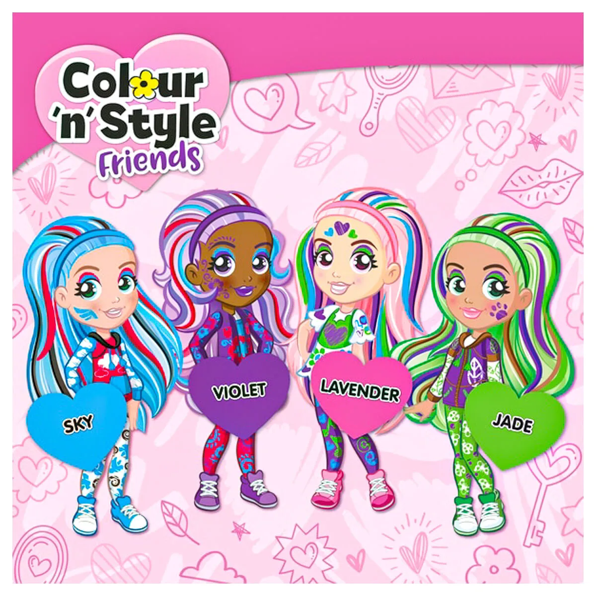 Crayola Colour 'n' Style Friends Jade Doll