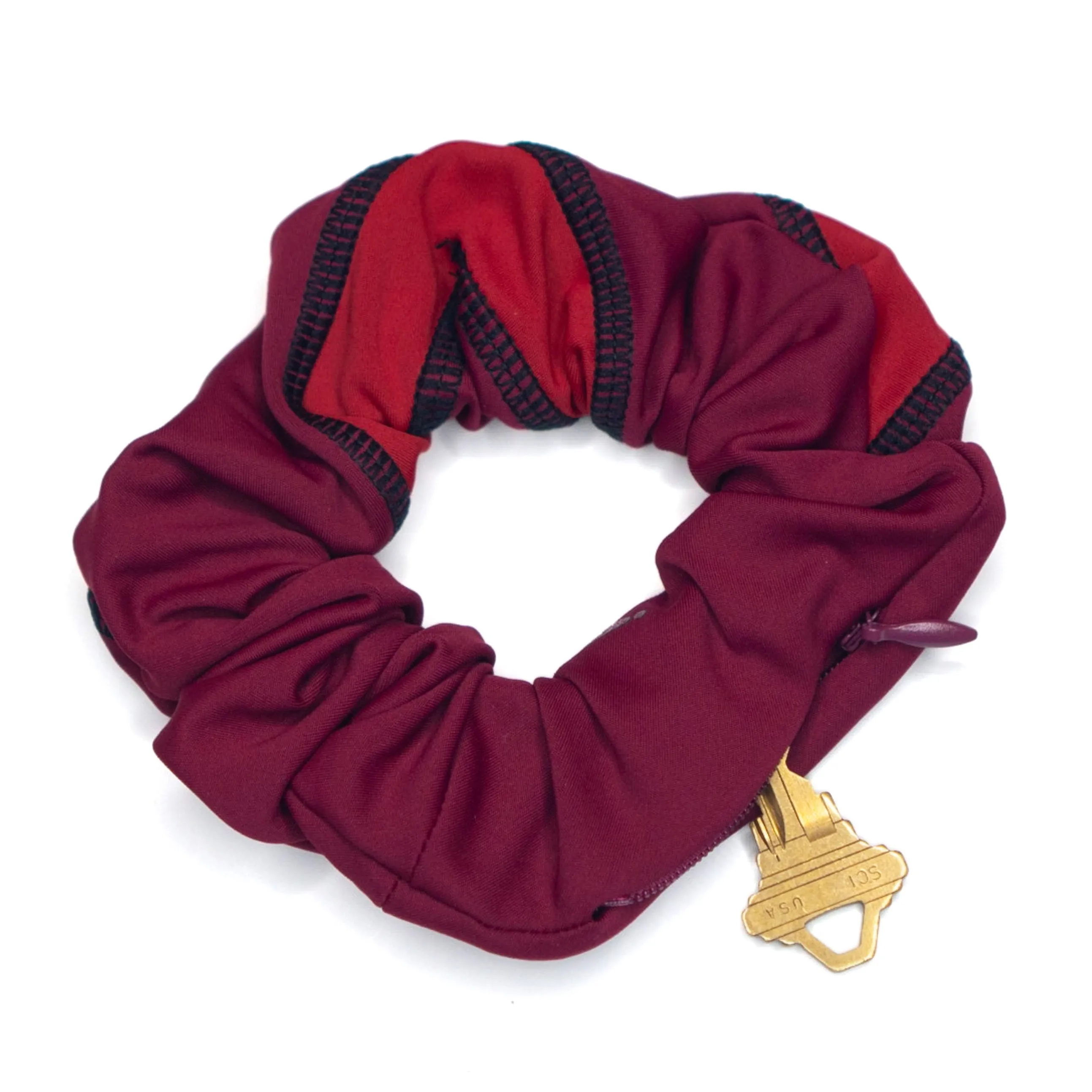 Crimson Witch Zipper Scrunchie