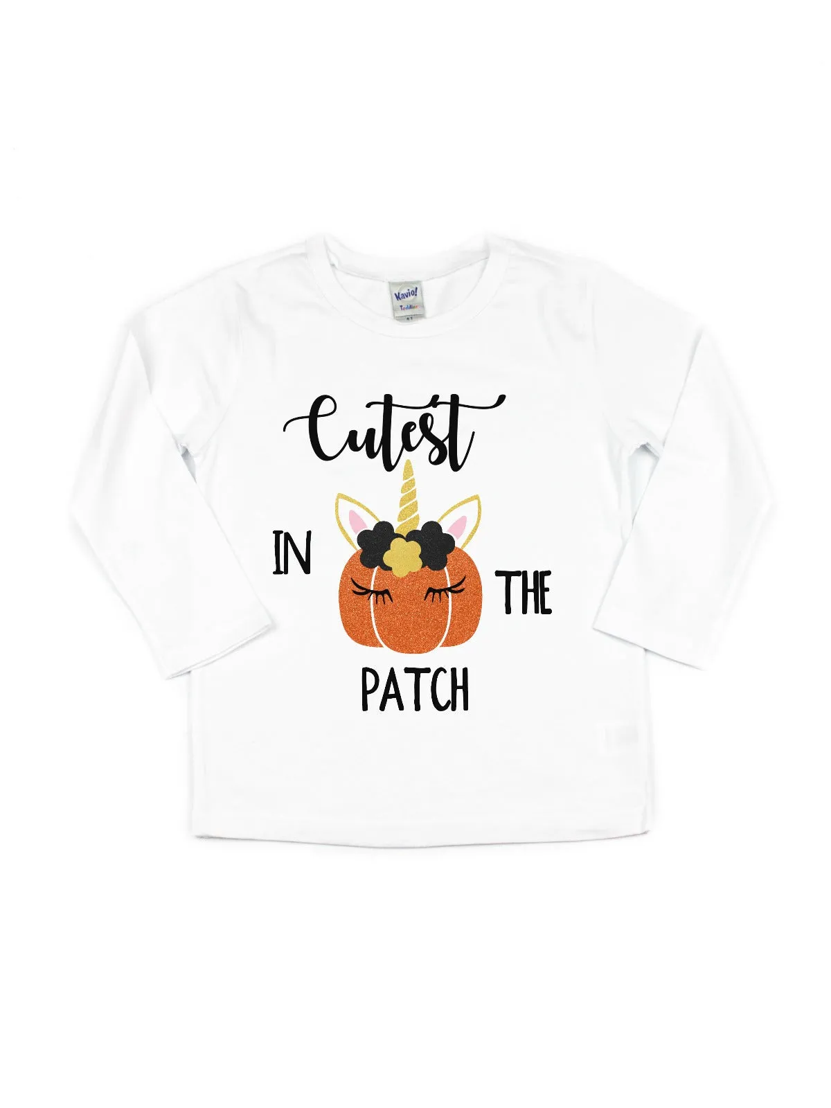 Cutest In The Patch Unicorn Pumpkin Shirt