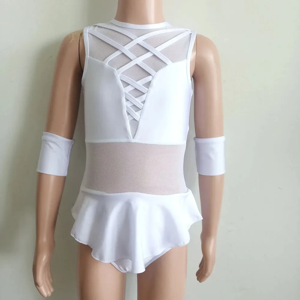 #D0012-A Nylon/Lycra Mesh Modern Contempory Dance costume- Dance School- Troupe or Solo Performance