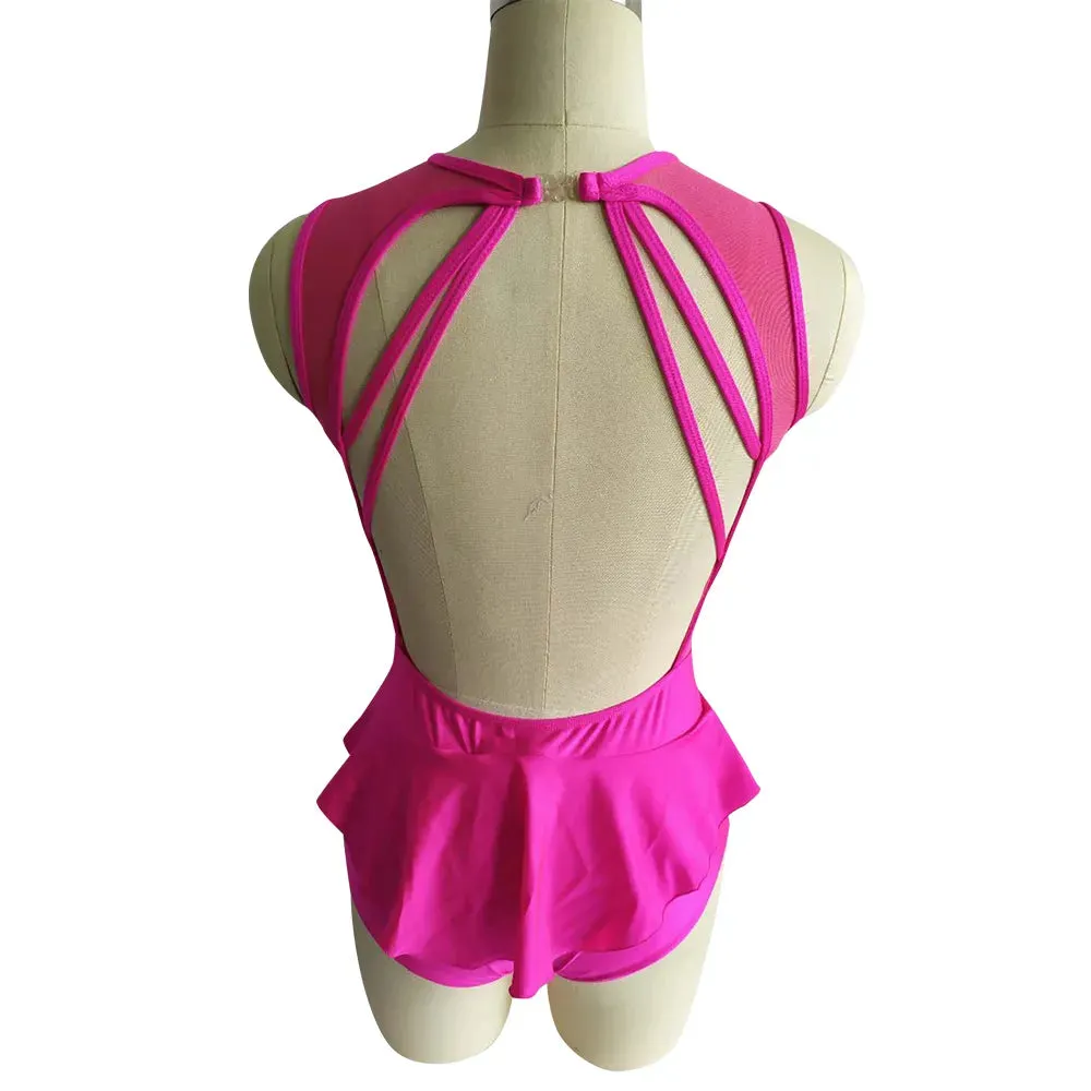 #D0012-B Nylon/Lycra Mesh Modern Contempory Costume- Dance School Troupe or Solo Performance